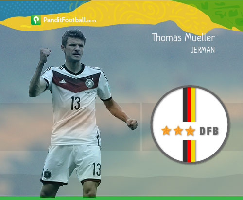 [Key Player] Jerman vs Ghana: Lakukan Lagi, Mueller! 